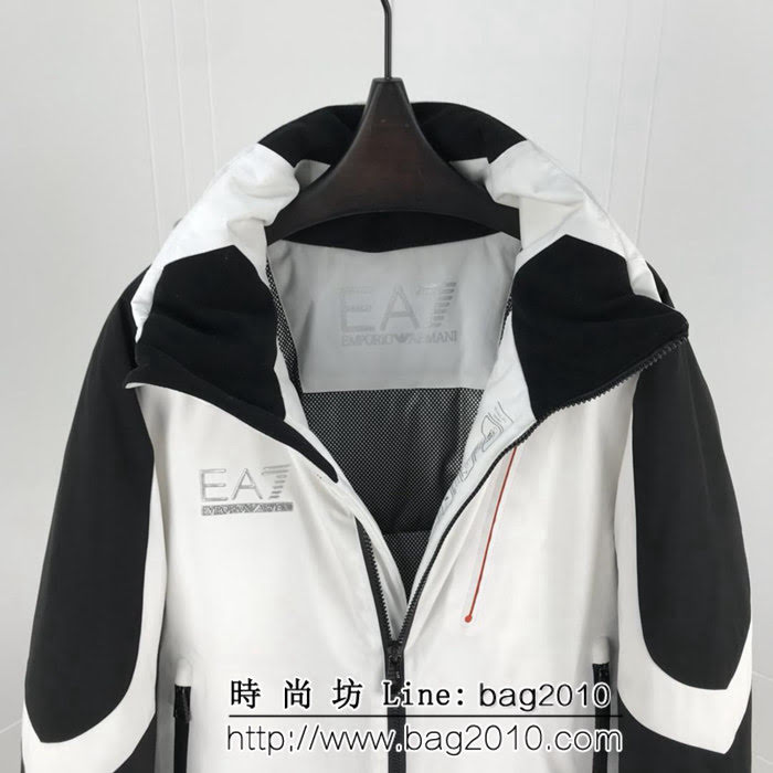 Amani阿瑪尼 高端系列 戶外功能性 男款白色羽絨服 ydi2184
